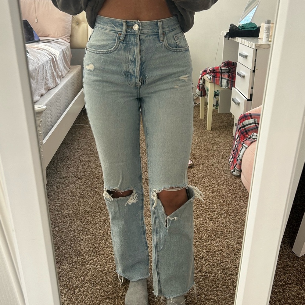 Pacsun Light Wash Dad Jean